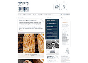 Screenshot des Plötzblogs mit der Gestaltung von 2014