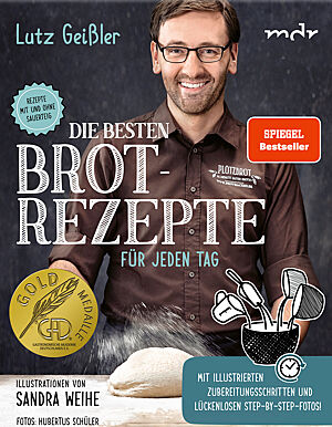 Buchcover von „Die besten Brotrezepte für jeden Tag“