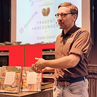Lutz Geißler hält auf der Messe „Food und Feines“ einen Vortrag.