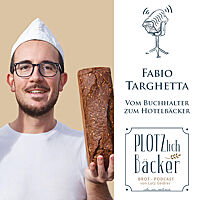 Fabio Targhetta berichtet im Podcast von seinem Werdegang vom Buchhalter zum Bäcker in einem Berliner 5*-Hotel.