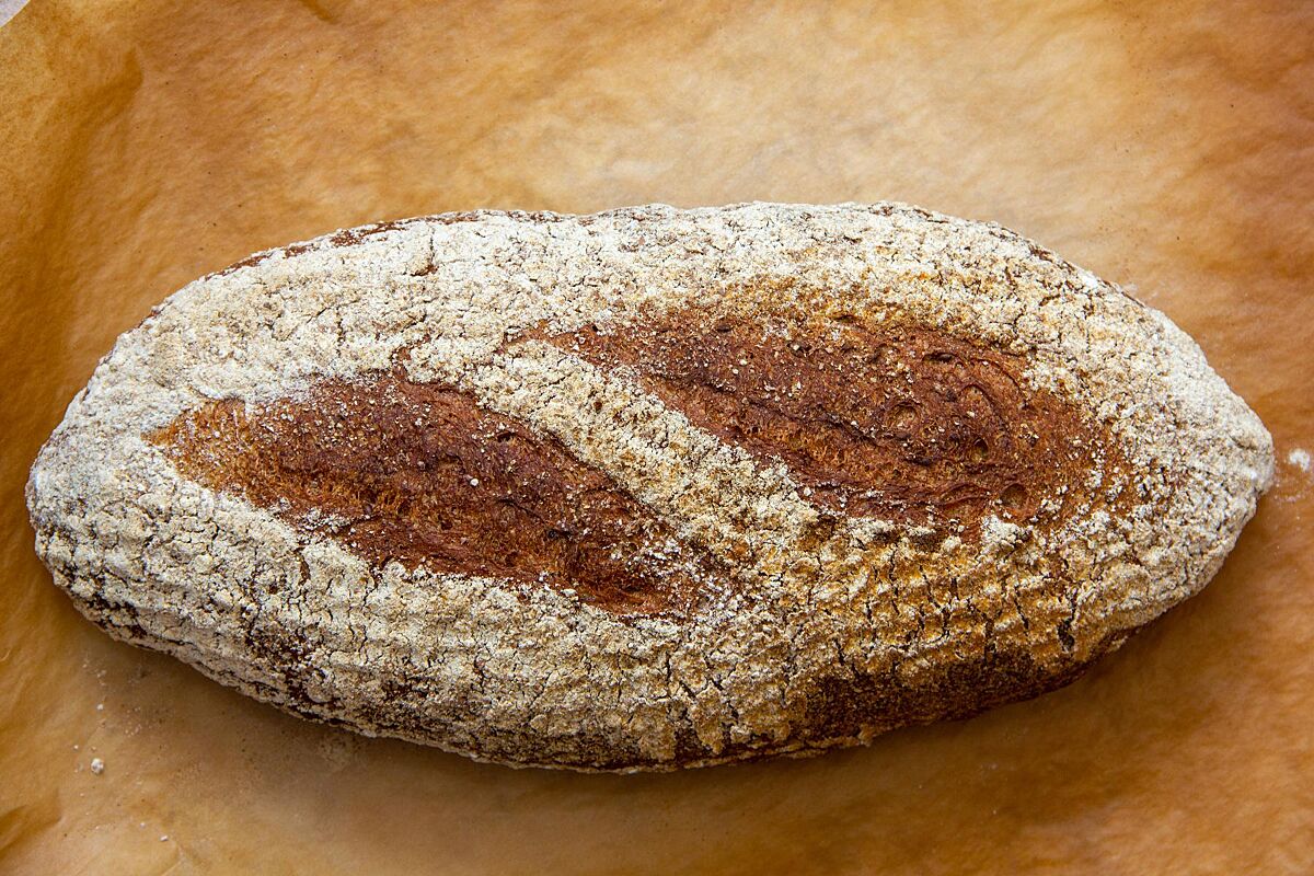 Weizenbrot mit 50 % Weizenvollkornmehl: Plötzblog