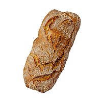 Das goldbraun ausgebackene Ciabatta hat eine rustikale, knusprige Kruste.